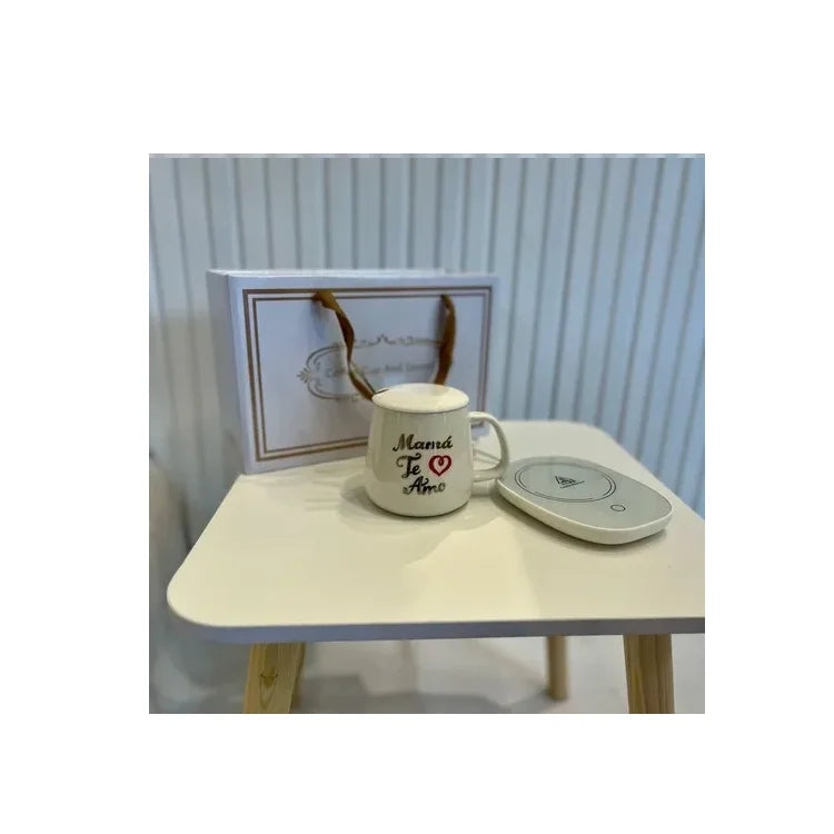 Taza Calentadora De Cerámica De Las Madres Feliz Día Mamá