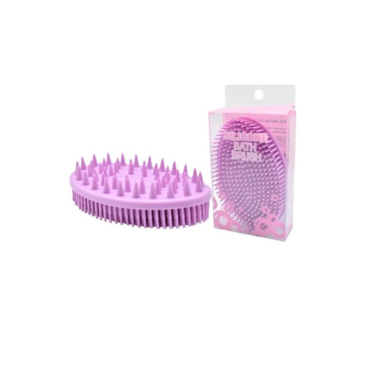 Cepillo De Silicona Masajeador De Cabeza Para Ducha