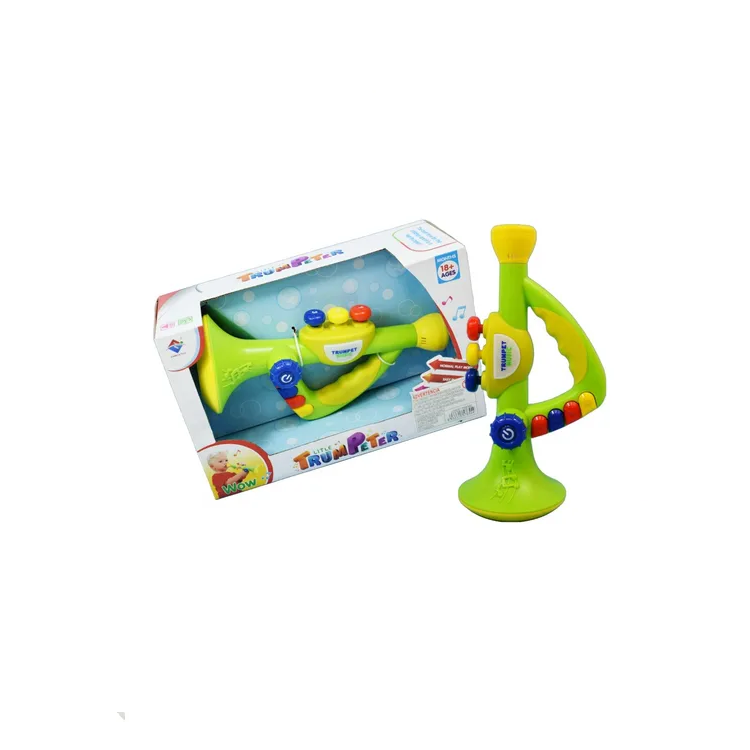 Trompeta Juguete De Plastico A Pila Aa 25 X 17 X 10