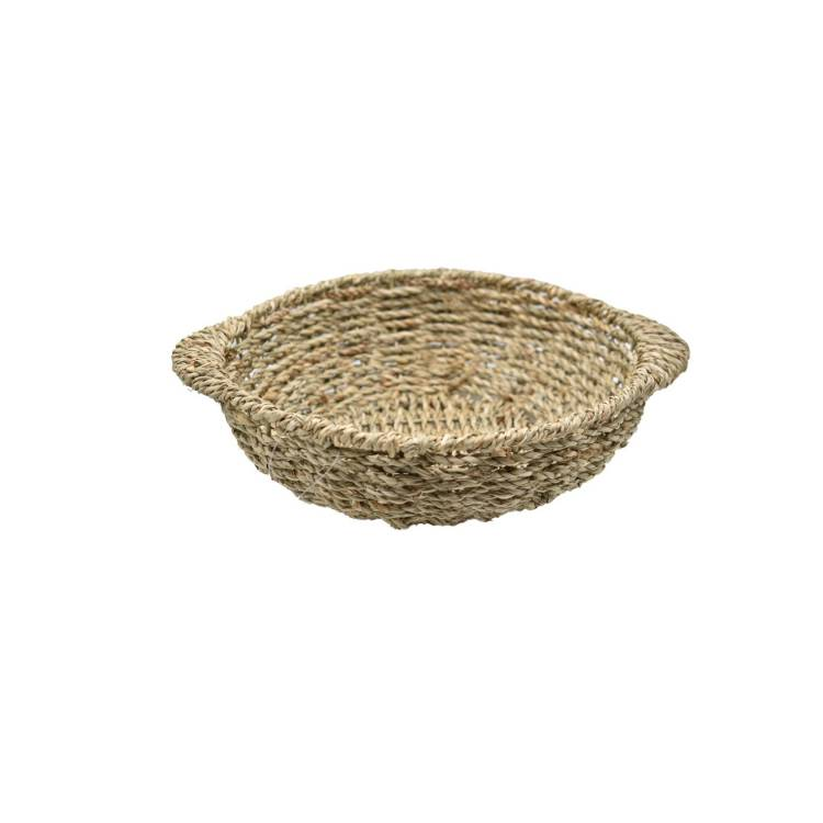 Cesta Canasto De Ratán Con Asas 28x10cm