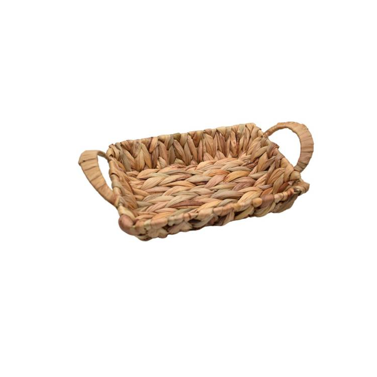 Cesta Tejida Canasto De Ratán 22x16x5cm.