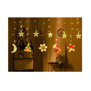Tira De Luces Navideñas En Lluvia Varias Formas