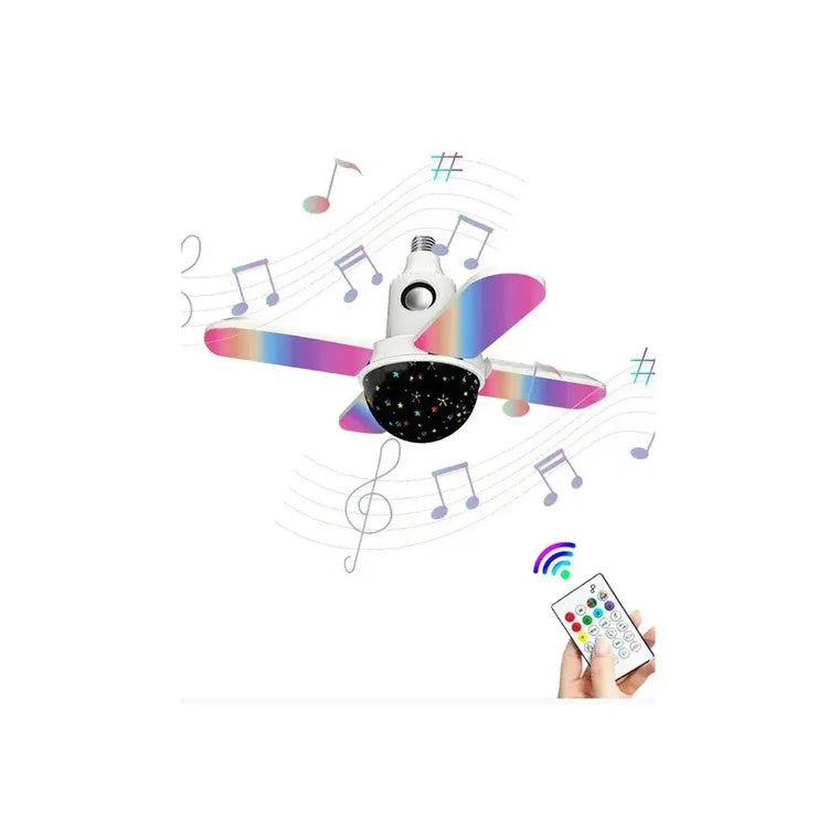 Lampara Led Colorida Blutooth Música Parlante Mini Control