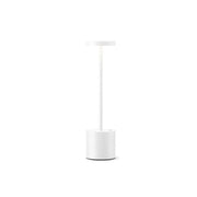Lampar Blanca Para Mesa Luz Led Táctil Recargable Usb