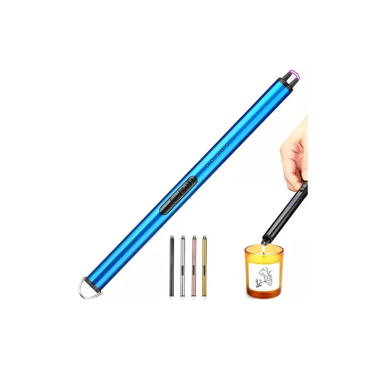 Encendedor Portatil Eléctrico Recargable Usb 16 Cm Largo