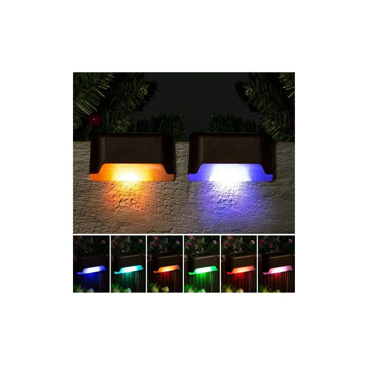 Luces Solares Multicolor Cambiantes Exterior X 4 Unidades