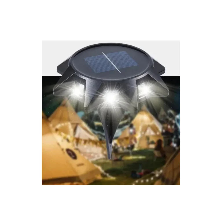 Linterna Solares Luz Led De Tierra Para Exteriores