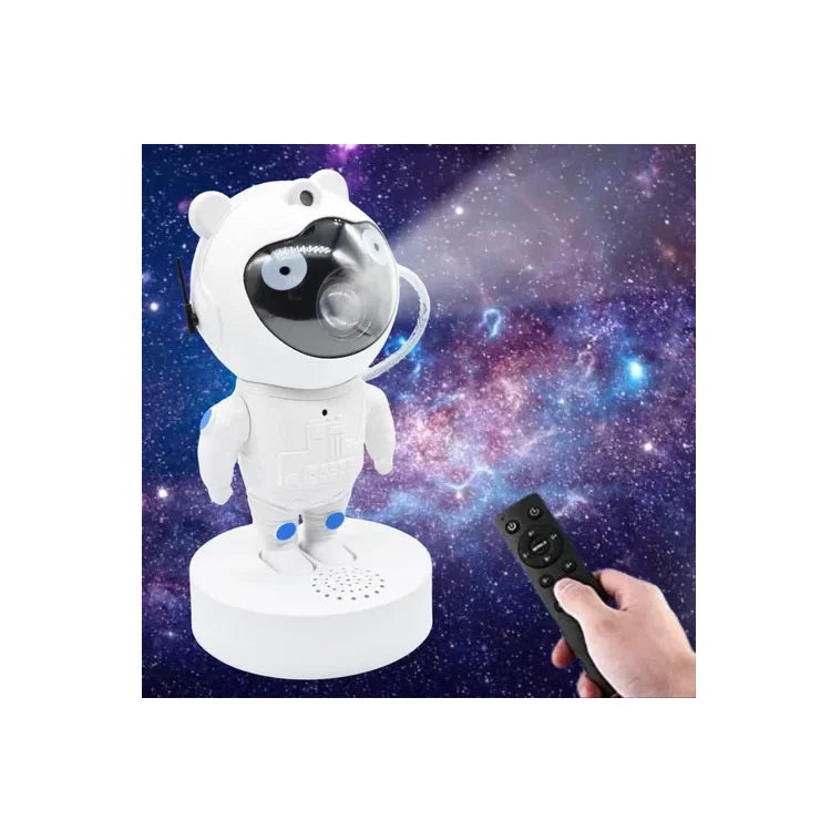 Proyector Y Parlante Bluetooth Astronauta Galaxias Luz Led