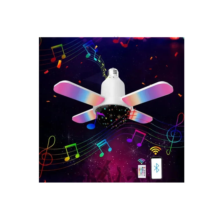 Lampara Led Colorida Blutooth Música Parlante Mini Control