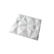 Revestimiento De Pared 3d Símil Mármol Claro 50 X 50