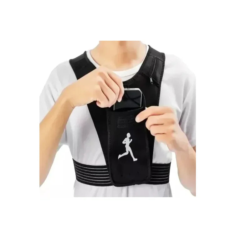 Chaleco Riñonera Reflectiva Para Deportes 3 En 1 Ajustable