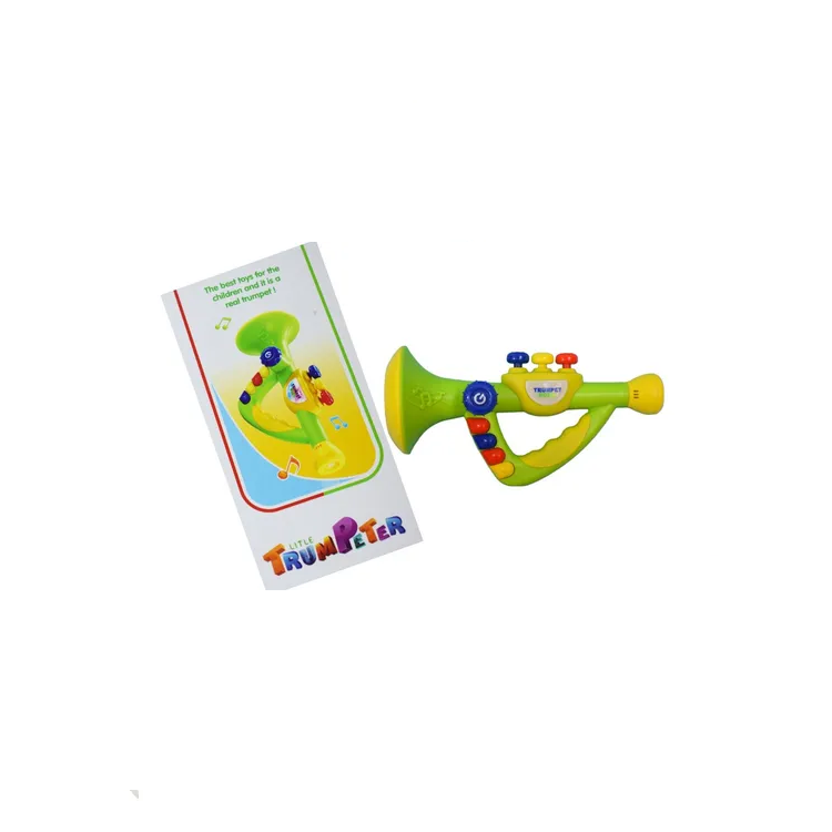 Trompeta Juguete De Plastico A Pila Aa 25 X 17 X 10