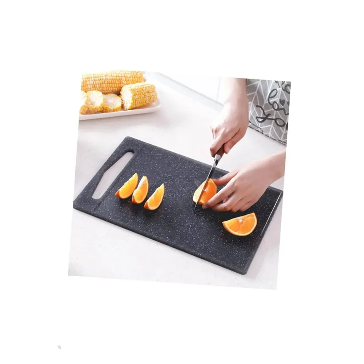 Set X 3 Tablas Cocina Plástico Diseño Granito Negro Mm-8384