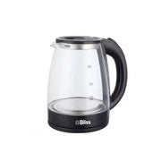 Jarra Pava Bliss Electrica De Vidrio Luz Led Azul 2 Litros