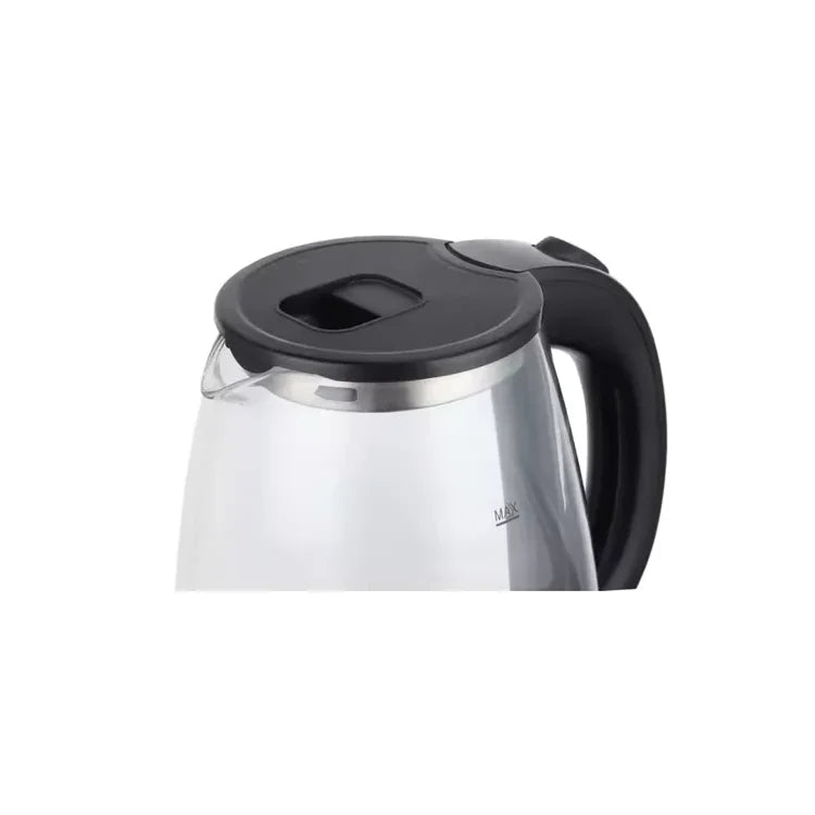 Jarra Pava Bliss Electrica De Vidrio Luz Led Azul 2 Litros
