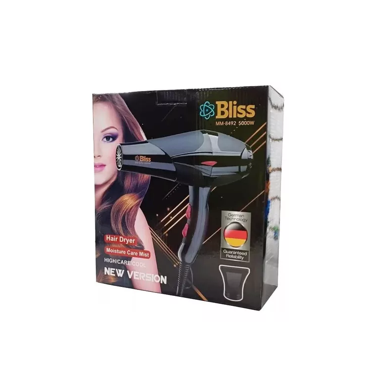 Secador De Cabello Bliss 5000w Mm-8492