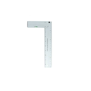 Escuadra De Aluminio 25cm Con Nivel Regla Carpintero Etc