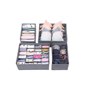 Cajas Organizadoras Ropa Interior Set X4 Plegables Cajon