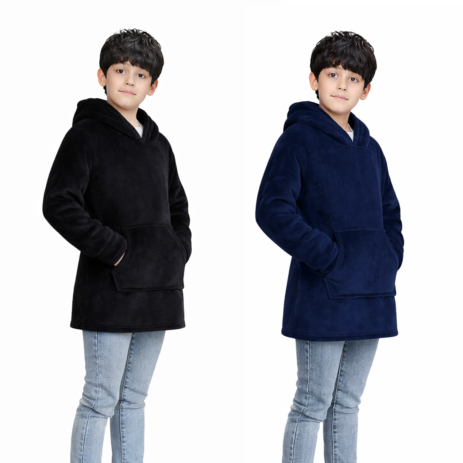 Poncho Campera Suéter De Invierno Infantil Varios Colores