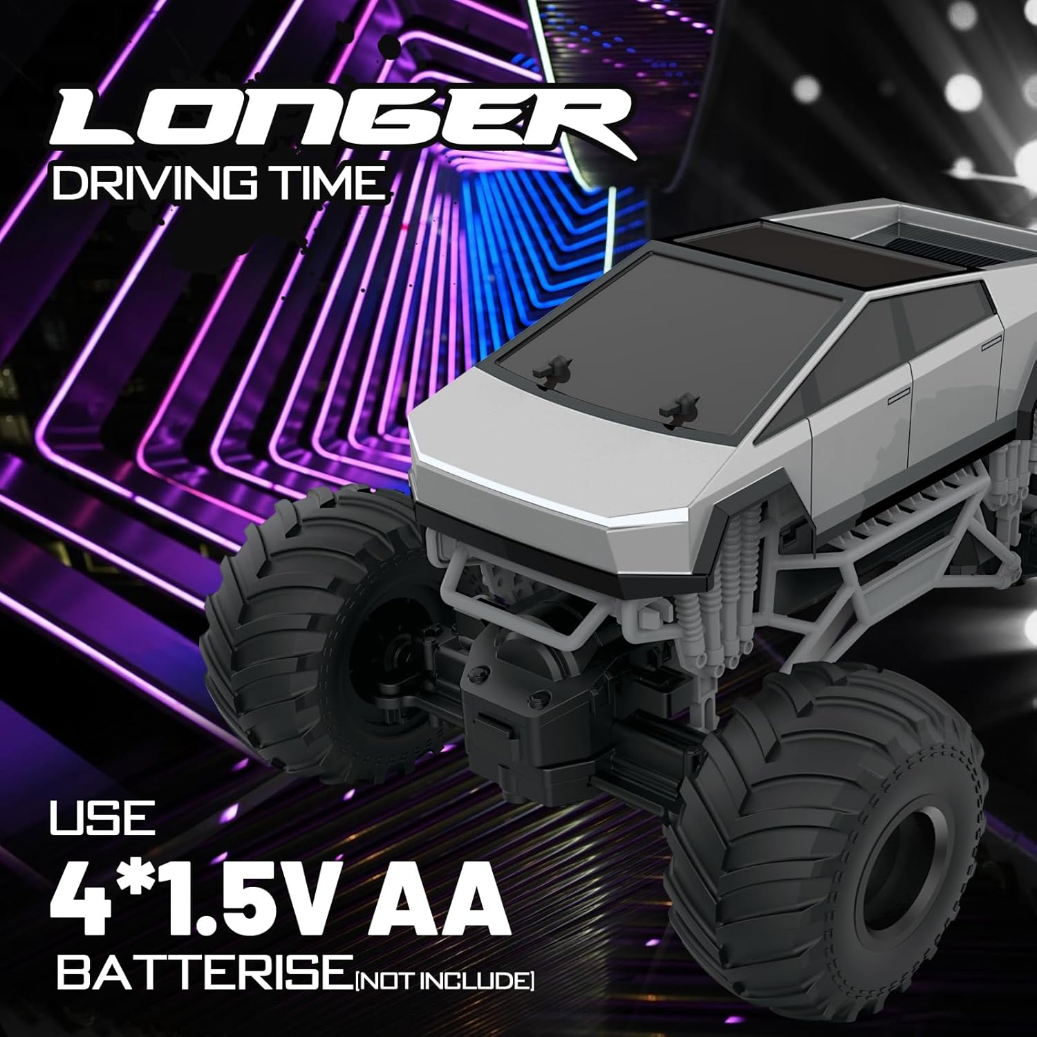 Camioneta 4x4 A Todo Terreno Control Remoto Cybertruck