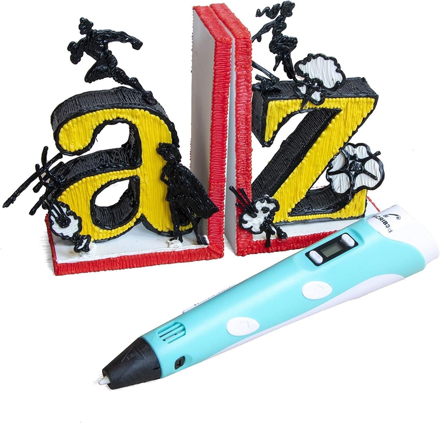 Lapiz Lapicera 3D Pen-2 impresion 3d Figuras Dibujos Infantiles Niños