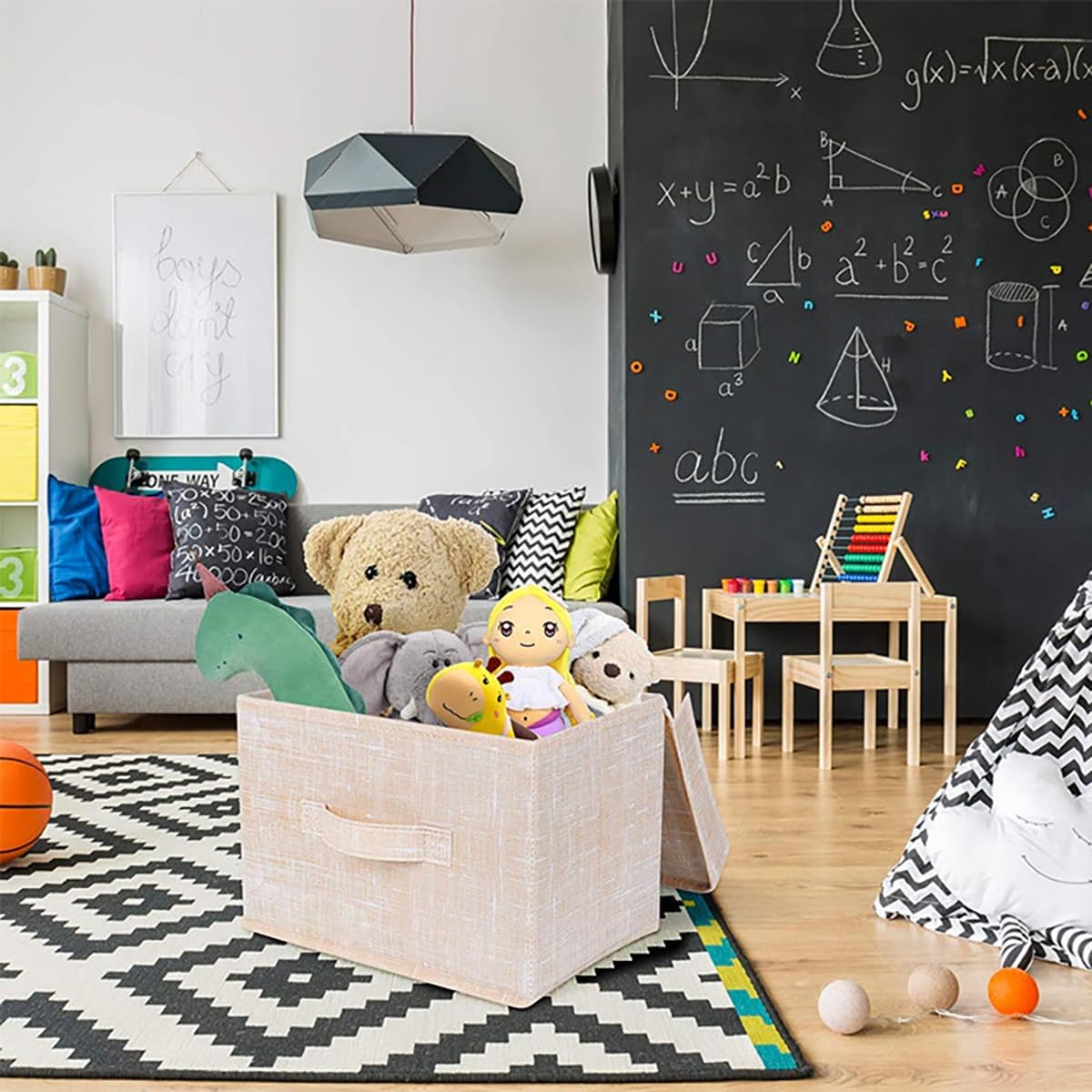 Caja organizadora de tela 40x30x25