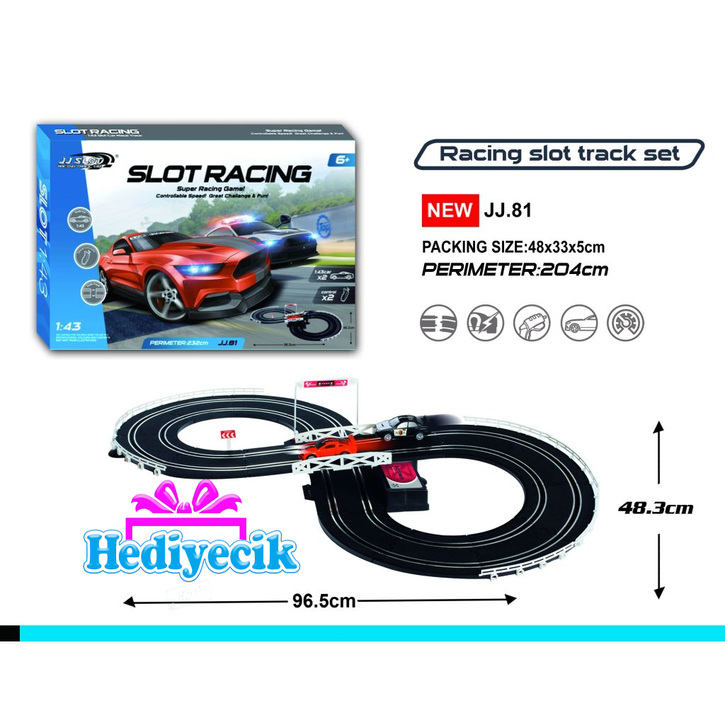 Pista De Carreras De Auto 48.3x96.5cm