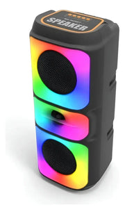 Parlante Bluetooth Rgb Con Micrófono Y Control