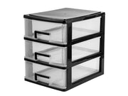 Organizador Plástico Con 3 Cajones