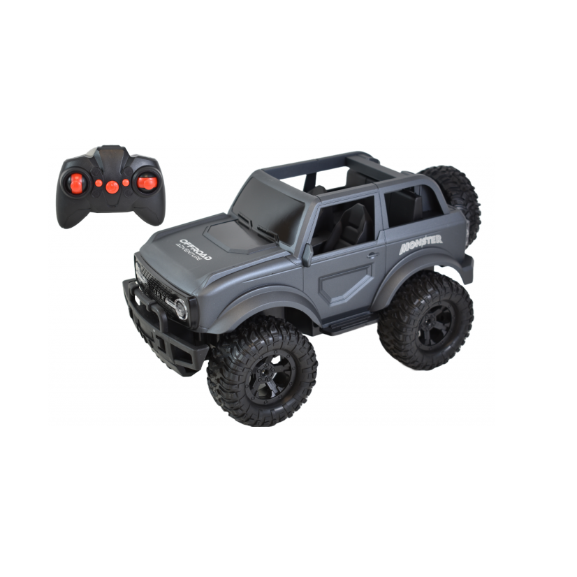 Jeep camioneta 4x4 control remoto con luces led todo terreno