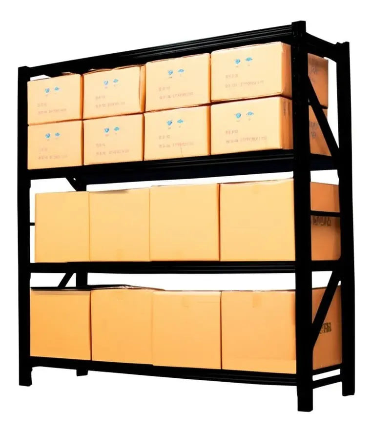 Estantería Cassé Home Metalica 200x200x60 Negro - Negro
