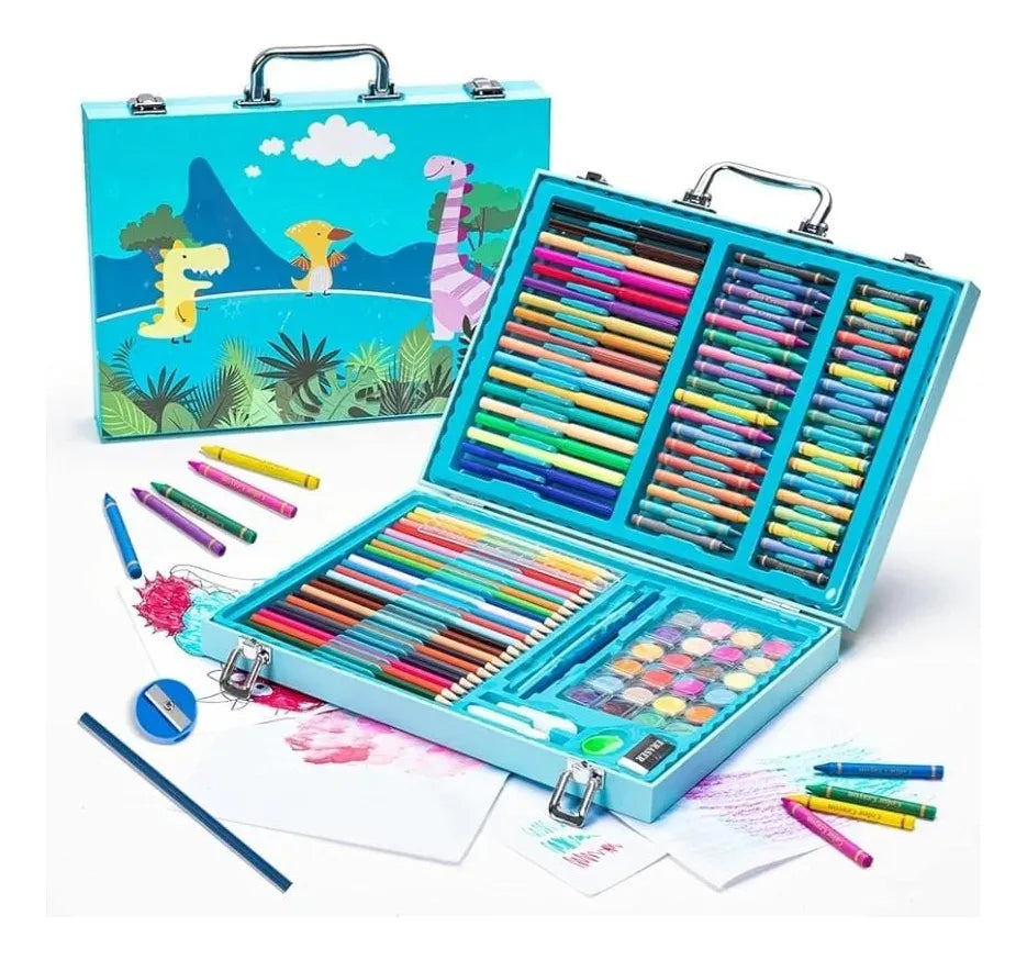 Valija Set Arte Escolar Maletin Didáctico 150 Piezas