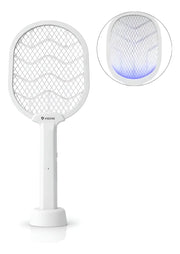 Raqueta Mata Mosquitos Recargable Vigore Luz Uv Base