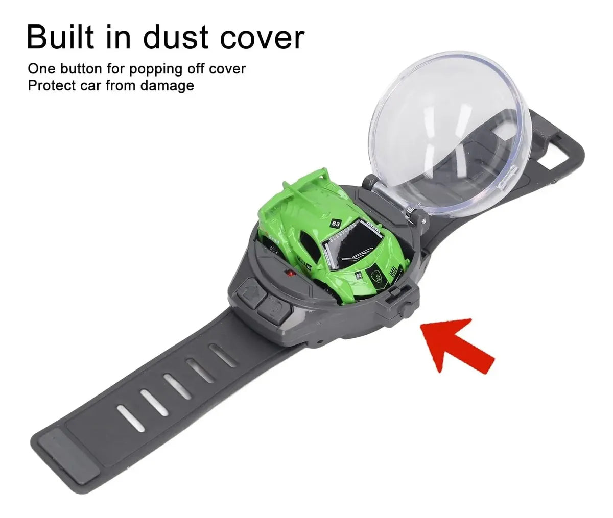 Reloj De Juguete Con Control Remoto Pulsera De Carreras