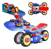 Moto Giratoria Con Luz Y Sonido Juguete Infantil Niños