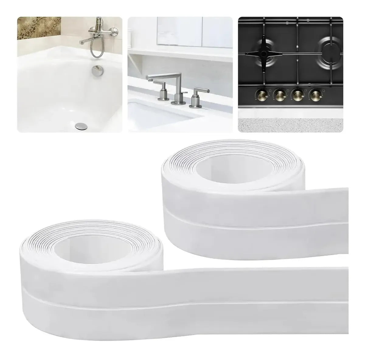 Cinta Adhesiva Impermeable De Pvc Para Baño Cocina Ducha