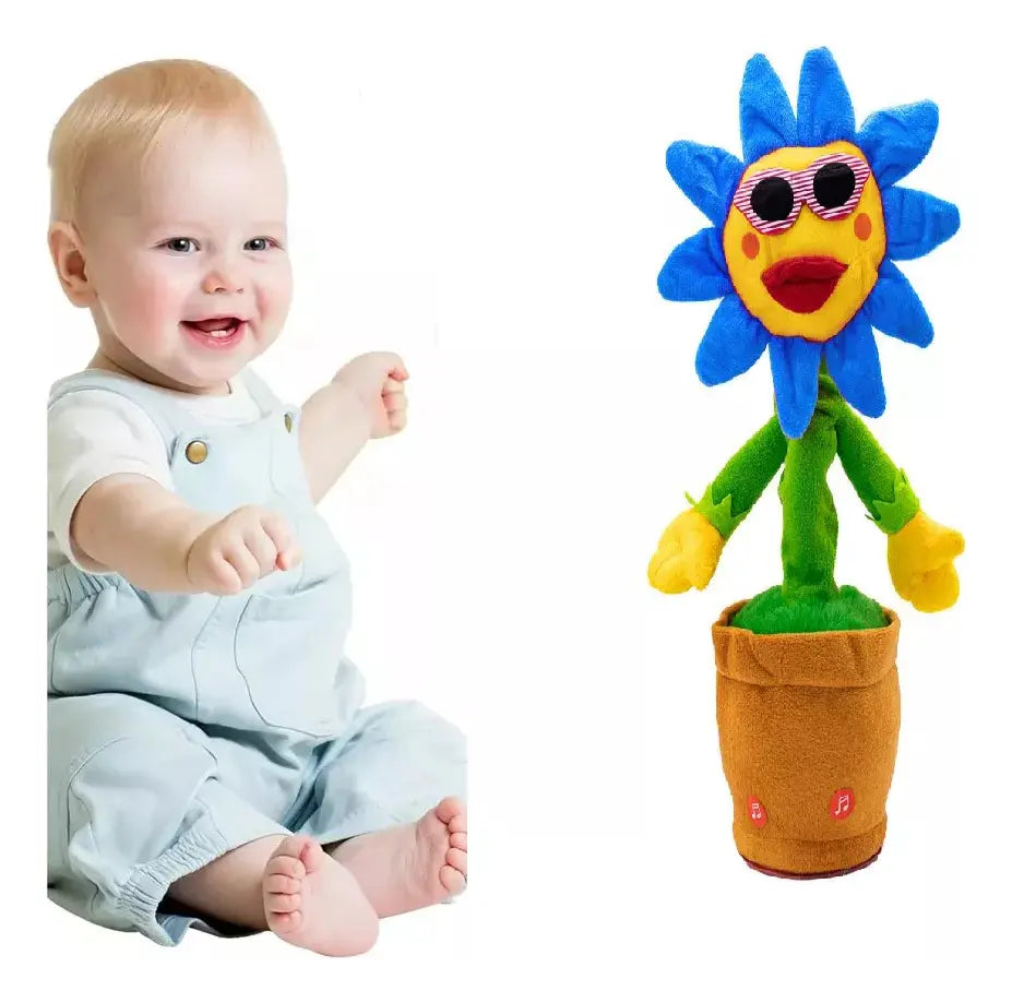 Juguete Girasol Interactivo Baila Canta Repite Y Graba Niños