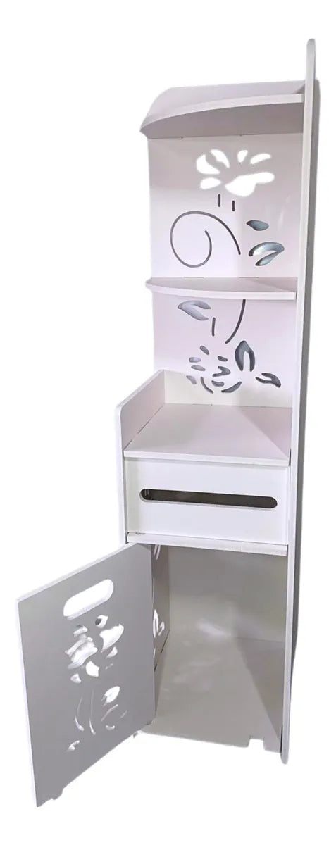 Organizador Esquinero Baño Mueble De Madera