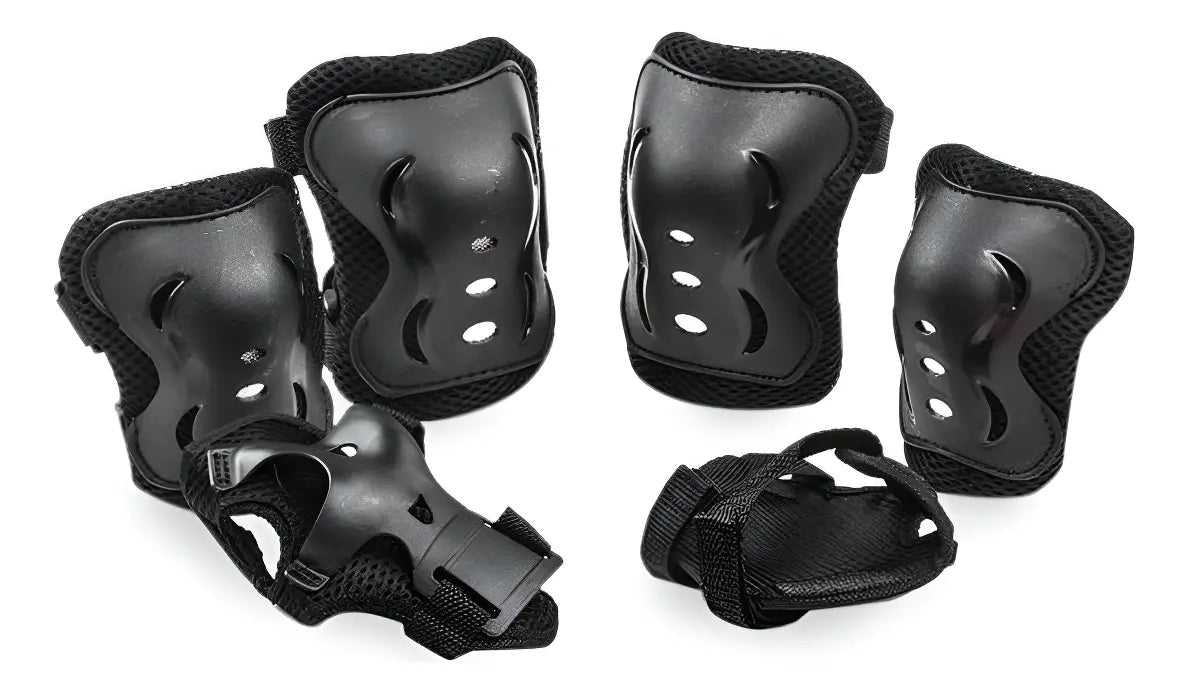 Patín Artístico Semi Profesional 4 Ruedas Patinaje Niña + Casco + Protector