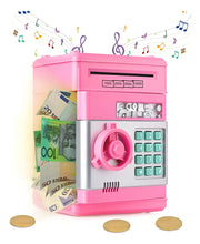 Alcancia caja fuerte automática 19x13cm