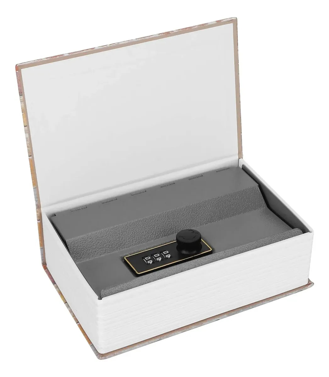 Cofre Libro Simulador Caja Fuerte Pequeña