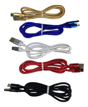 Cable Dz652 Tipo C Liso Entelado 1 Metro Suelto