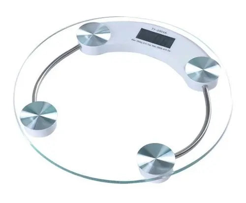 Balanza Peso Báscula Digital De Baño Vidrio 180kg Color Gris