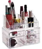Organizador Cosmético Exhibidor Maquillaje Acrílico 5cajones