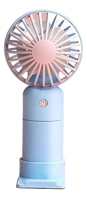 Mini Ventilador Inalámbrico Con Base