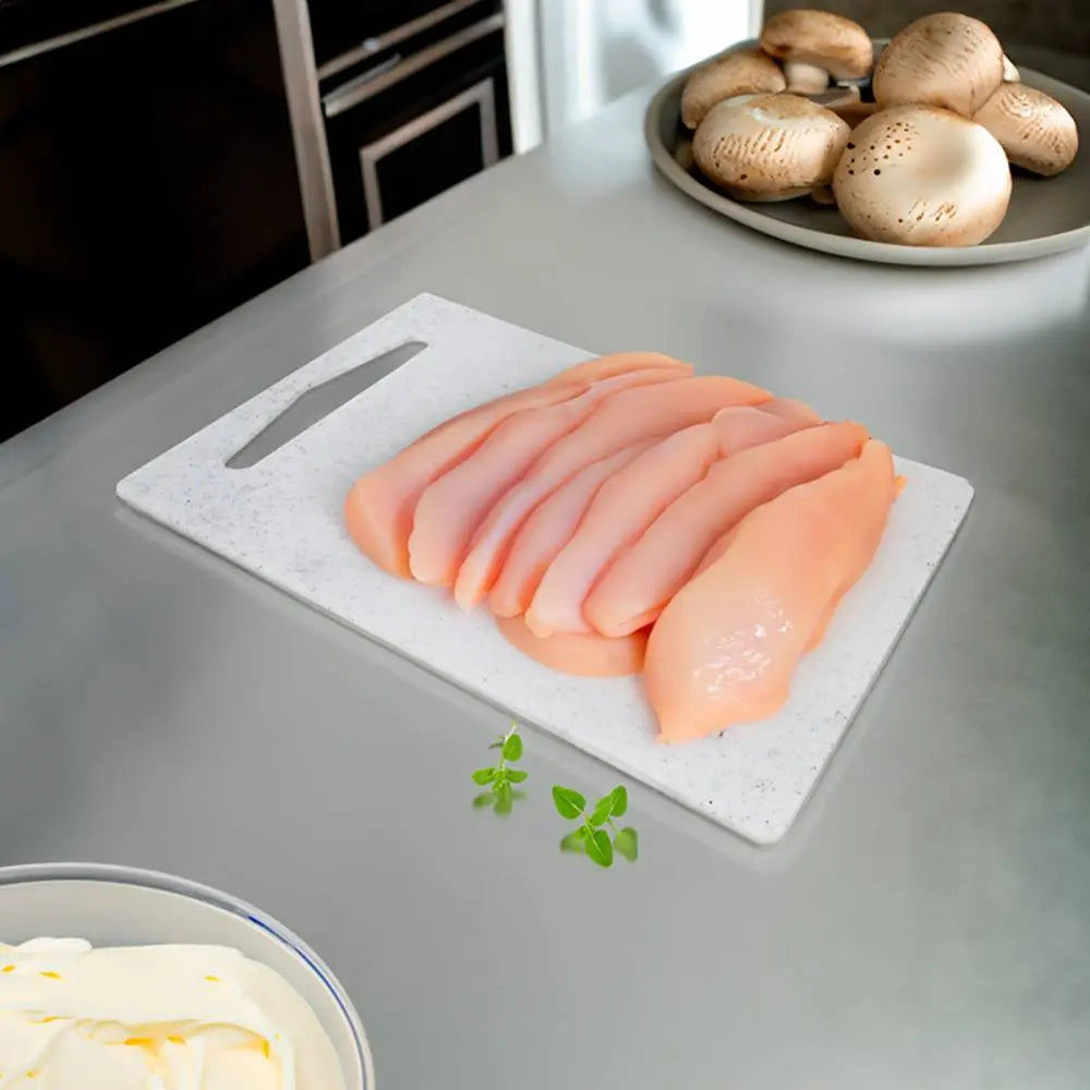 Set X 3 Tablas Cocina Plástico Diseño Granito Negro Mm-8384