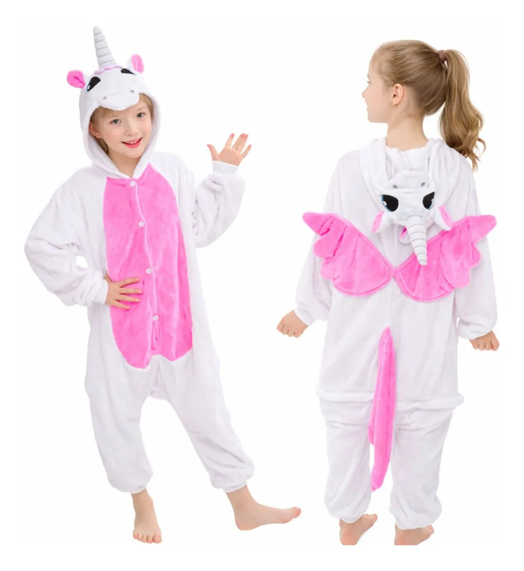 Pijama Disfraz Cosplay Infantil De Unicornio Jirafa