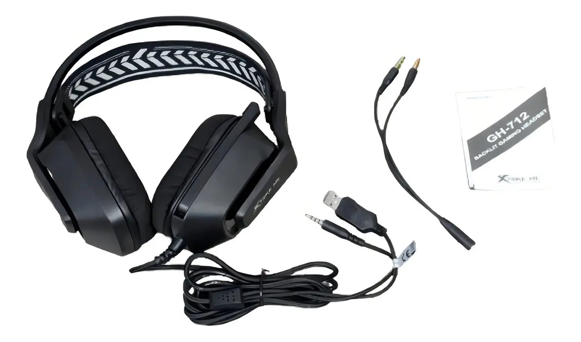 Audifono Gamer Pc Diadema Iluminado Rgb Xtrike Me Gh-712