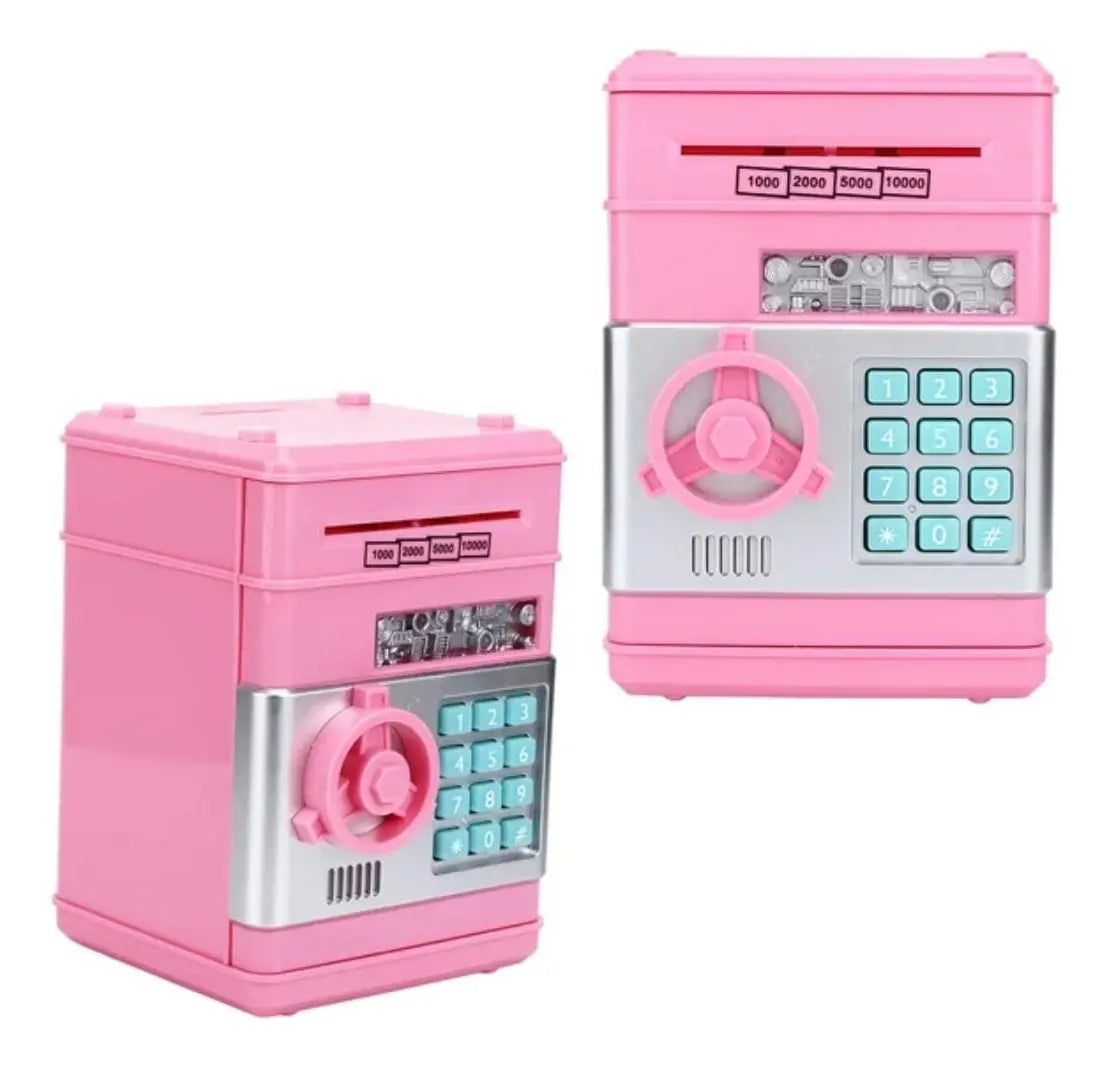 Alcancia caja fuerte automática 19x13cm