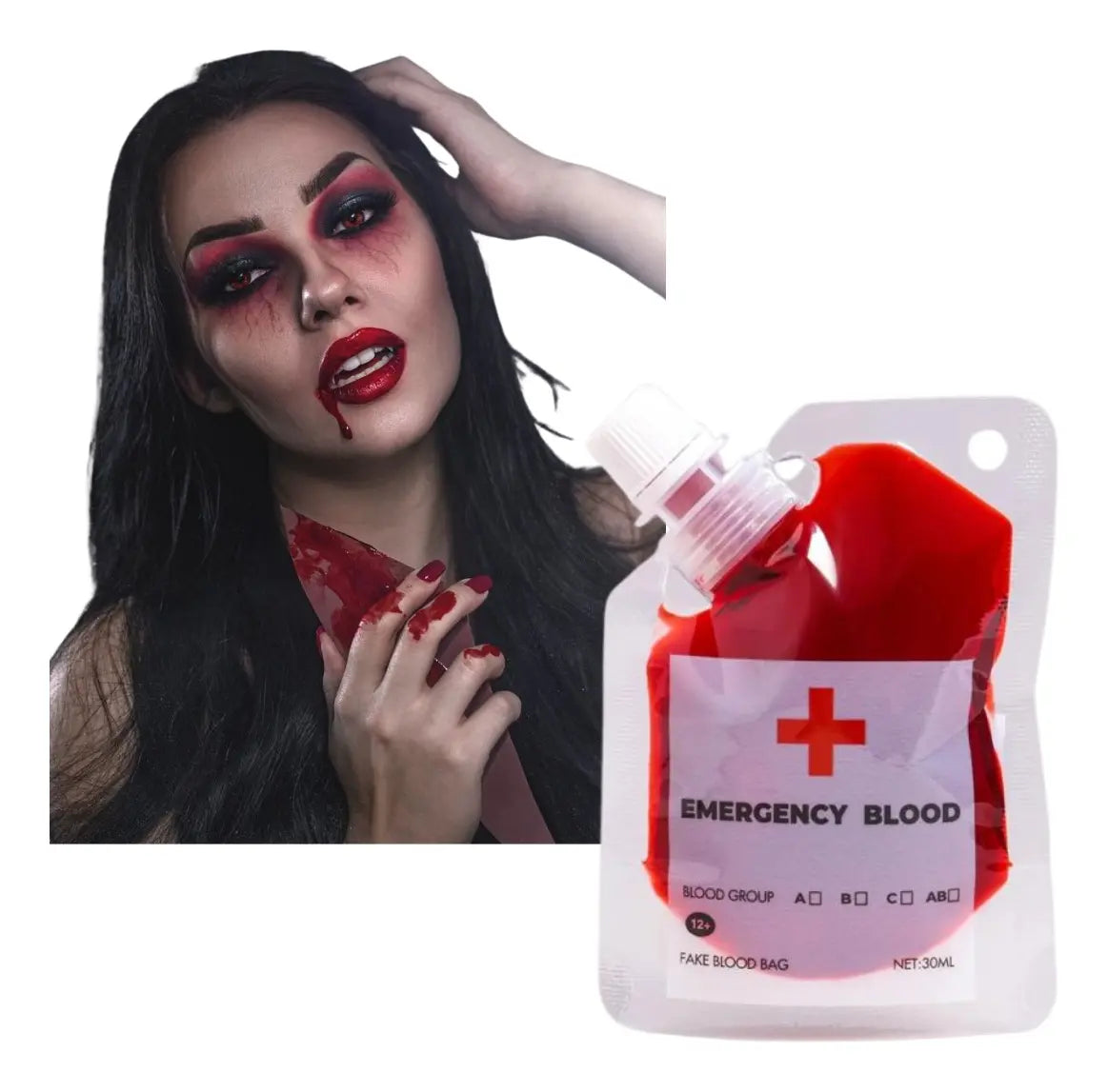 Sangre Artificial Liquida Para Halloween Maquillaje De Terror